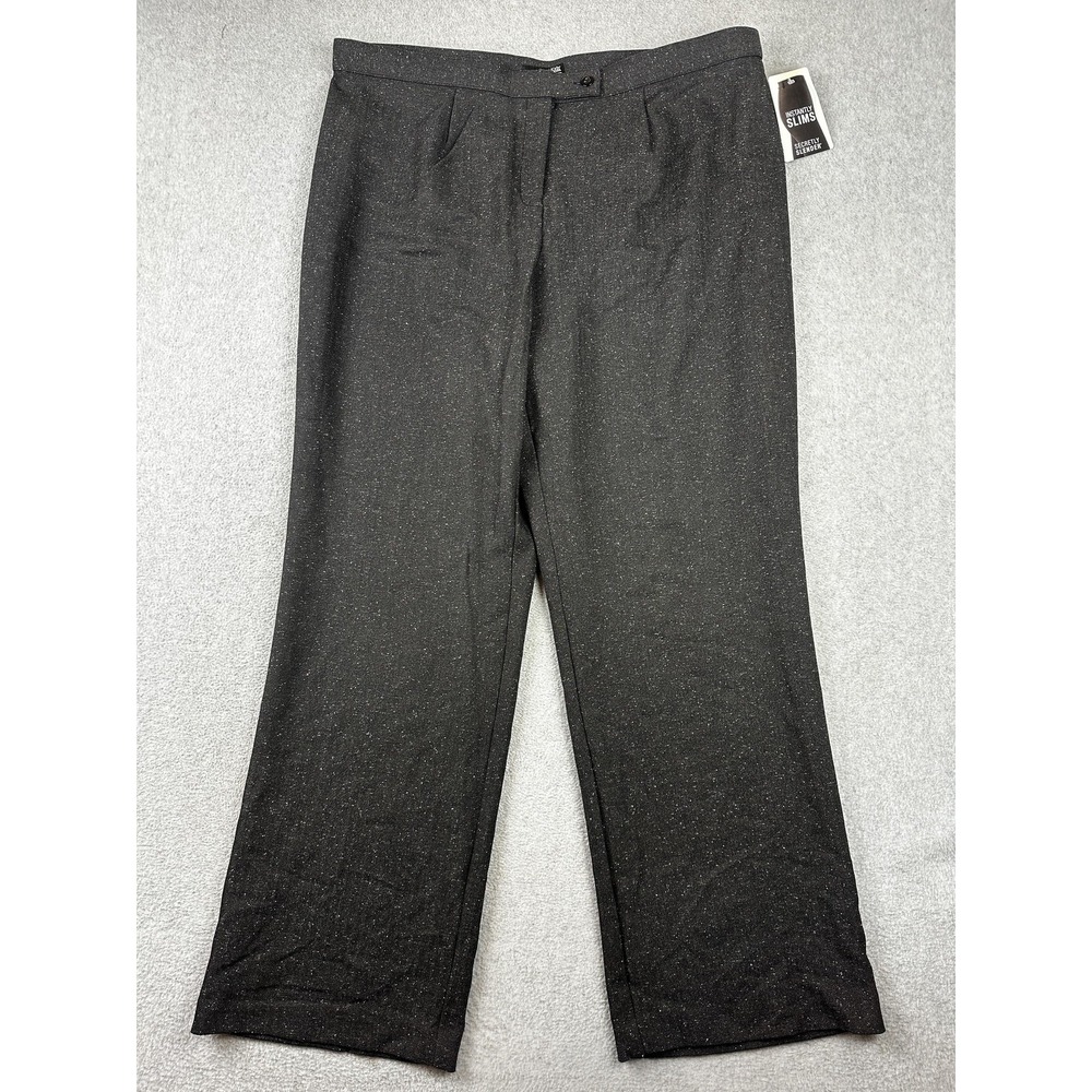 East 5th Secretly Slender Pants Womens 18W Black Tummy Control Stretch Dress NWT